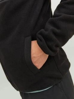 Jack & Jones Fleece Jassen Fleece Jas Filo Heren Zwart -Herenkleding e2929125059a18373ad8b3d47cb654d6