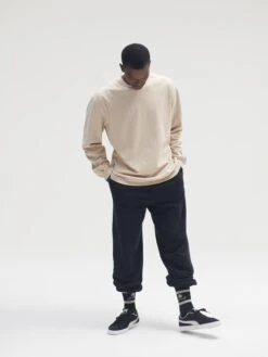 Longsleeves Shirt David Heren Beige -Herenkleding e345ec48f17dfd65cdd936ccec0d16ce