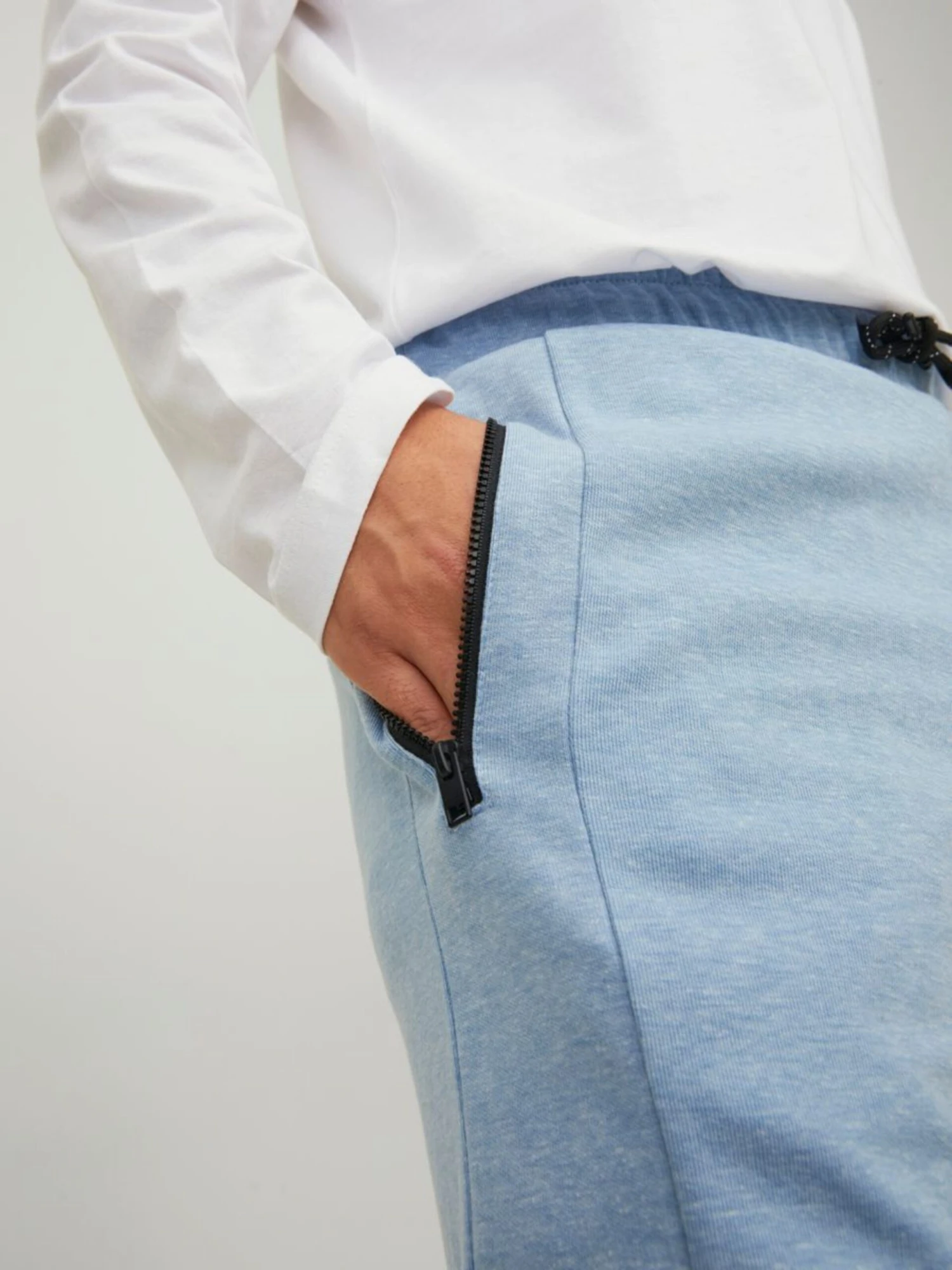 Jack & Jones Sweat Shorts Regular Broek Stair Heren Lichtblauw 6 Jack & Jones Sweat Shorts Regular Broek Stair Heren Lichtblauw - Afbeelding 6