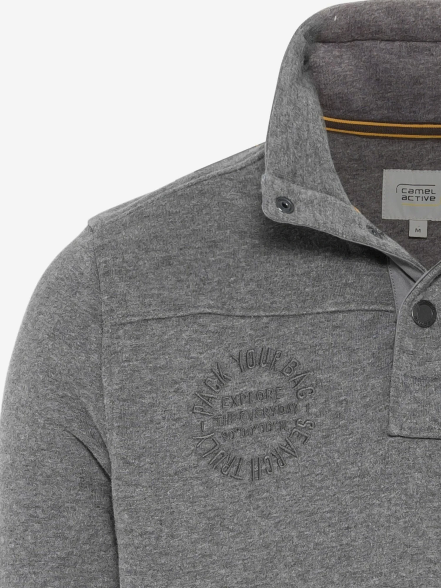 Camel Active Sweatshirts Sweatshirt Heren Grijs 9 Camel Active Sweatshirts Sweatshirt Heren Grijs - Afbeelding 9