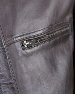 Mustang Leren Jassen Tussenjas Fabiano Heren Donkerbruin -Herenkleding e5f1c533746bca8981f7a43331161d82