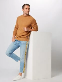 Jack & Jones Coltruien Trui CLIVE Heren Cognac 9 Jack & Jones Coltruien Trui CLIVE Heren Cognac -Herenkleding e93811b580e09eaa1fa5804072c9e543