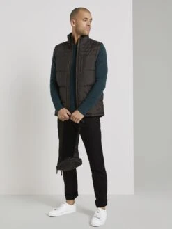 Tom Tailor Crewneck Truien Trui Heren Donkergroen -Herenkleding eac5f44fa2cddc8f18fb19a89994225e