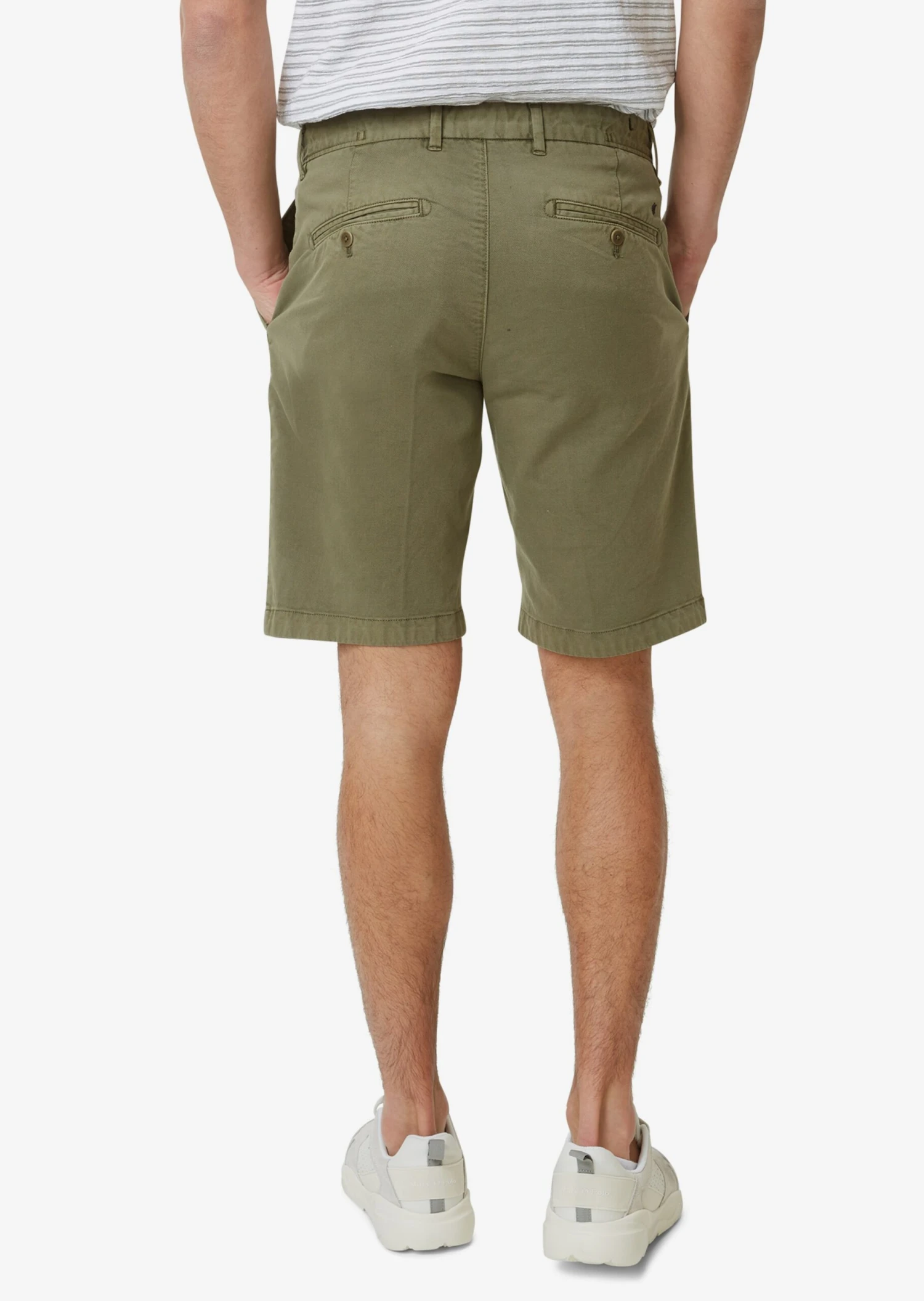 Marc O'Polo Chino Shorts Slimfit Chino Salo Heren Olijfgroen 3 Marc O'Polo Chino Shorts Slimfit Chino Salo Heren Olijfgroen - Afbeelding 3