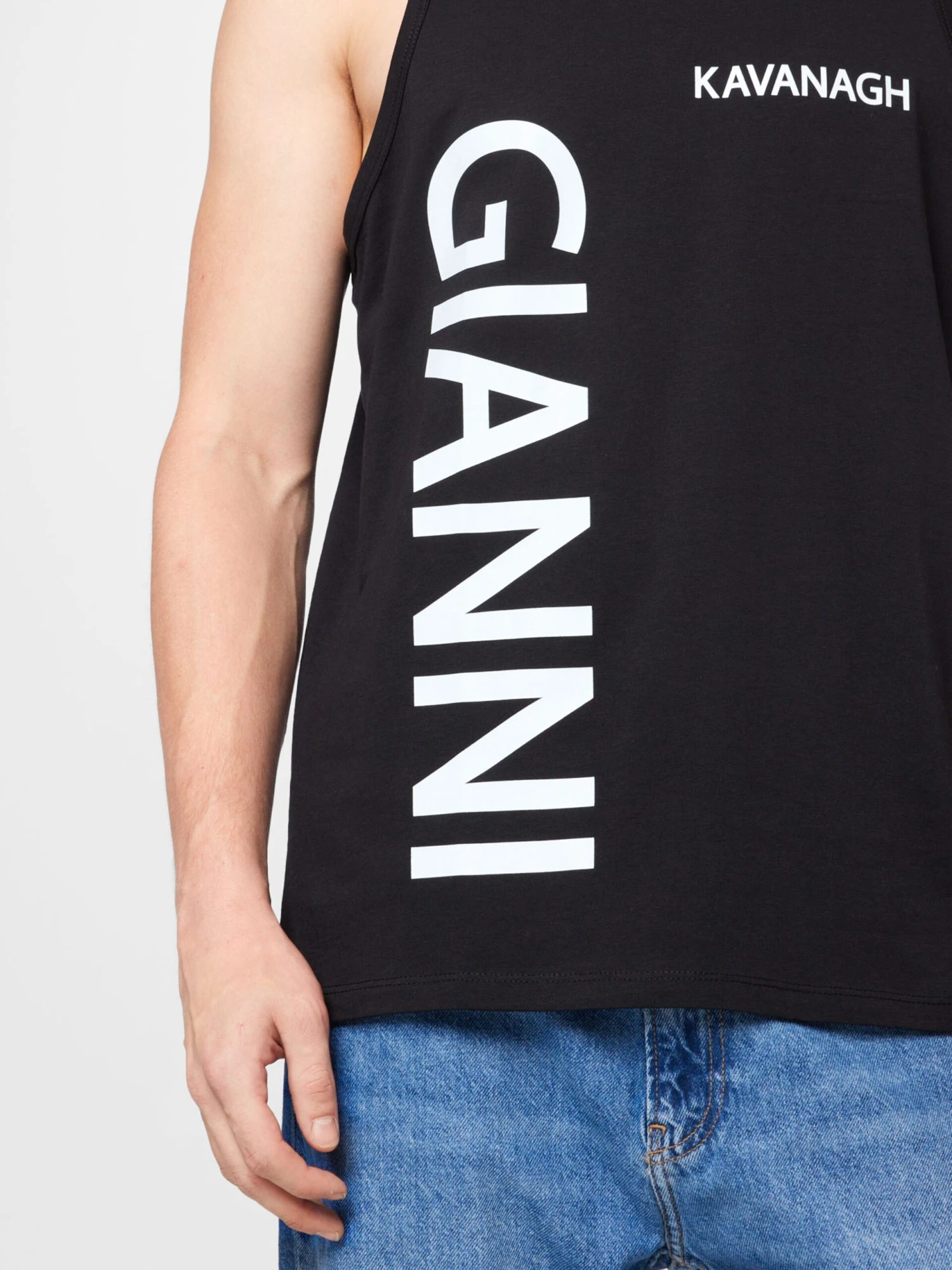 Tanktops Shirt Dimension Heren Zwart 2 Tanktops Shirt Dimension Heren Zwart - Afbeelding 2