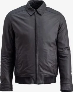 Leren Jassen Tussenjas Heren Zwart