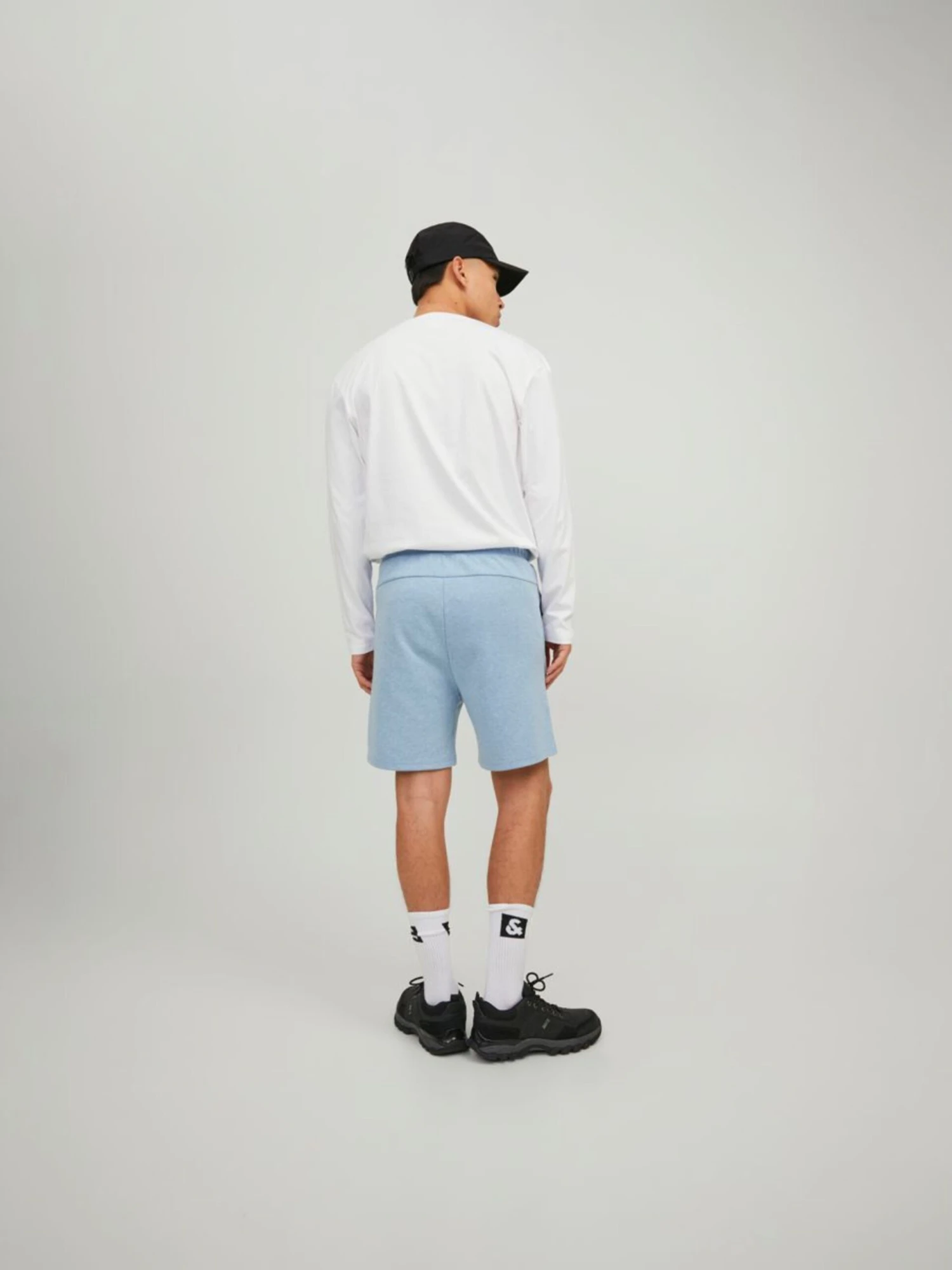 Jack & Jones Sweat Shorts Regular Broek Stair Heren Lichtblauw 4 Jack & Jones Sweat Shorts Regular Broek Stair Heren Lichtblauw - Afbeelding 4