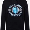 Jack & Jones Hoodies Sweatshirt New Denim Heren Zwart