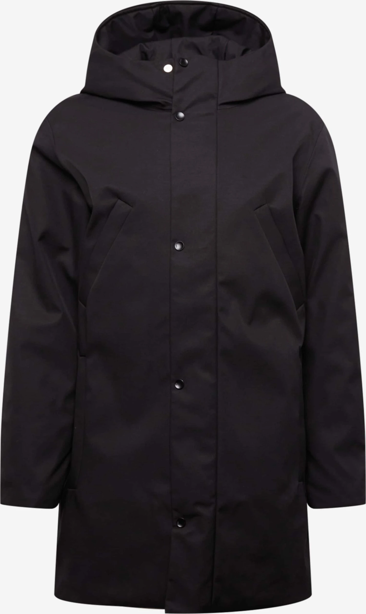 Elvine Wintermantels Winterjas Keating Heren Zwart 1 Elvine Wintermantels Winterjas Keating Heren Zwart