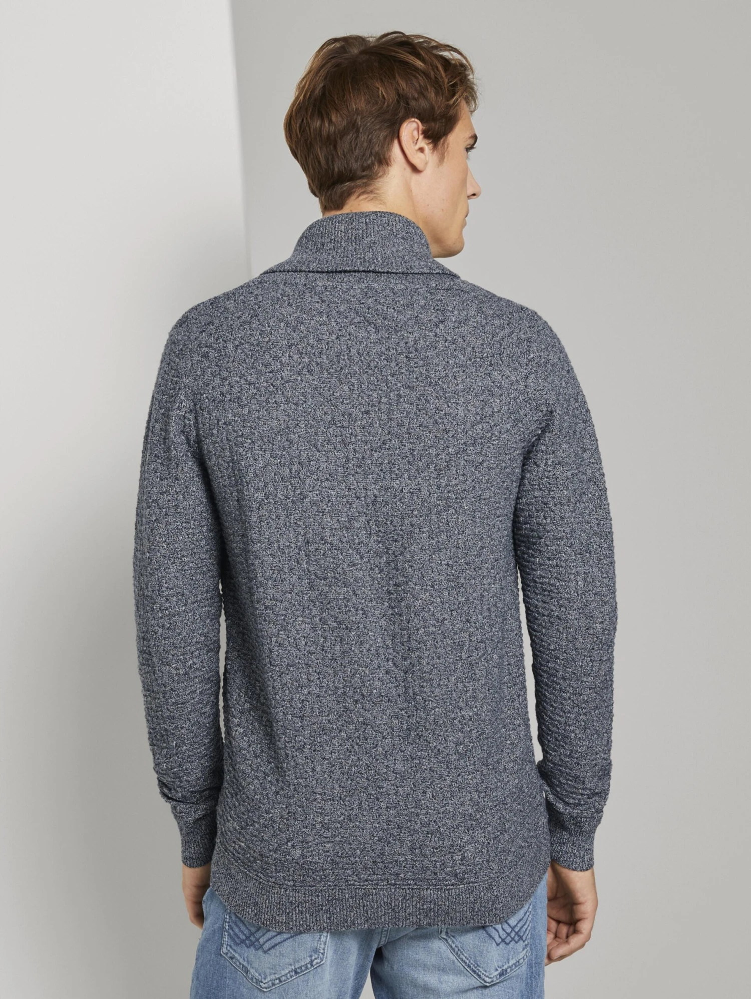 Tom Tailor Coltruien Trui Heren Grijs 3 Tom Tailor Coltruien Trui Heren Grijs - Afbeelding 3