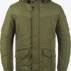 Solid Parkas Winterparka Heren Groen