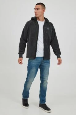 Fleece Jassen Fleece Jas Michel Heren Donkergrijs -Herenkleding f1cf18fe09447277b4779f11028d3015