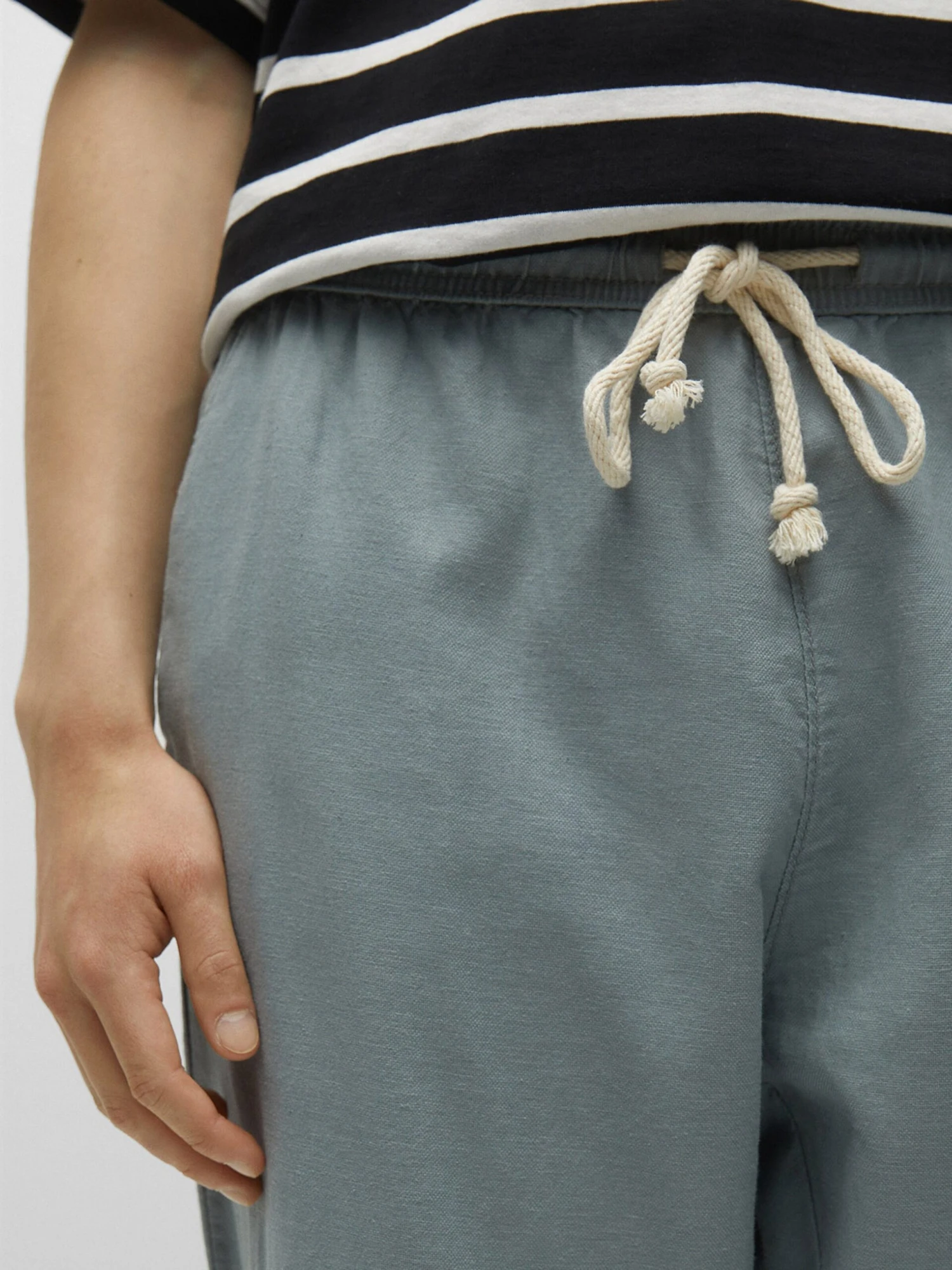 PULL & BEAR Pantalons Tapered Broek Heren Smoky Blue 4 PULL & BEAR Pantalons Tapered Broek Heren Smoky Blue - Afbeelding 4