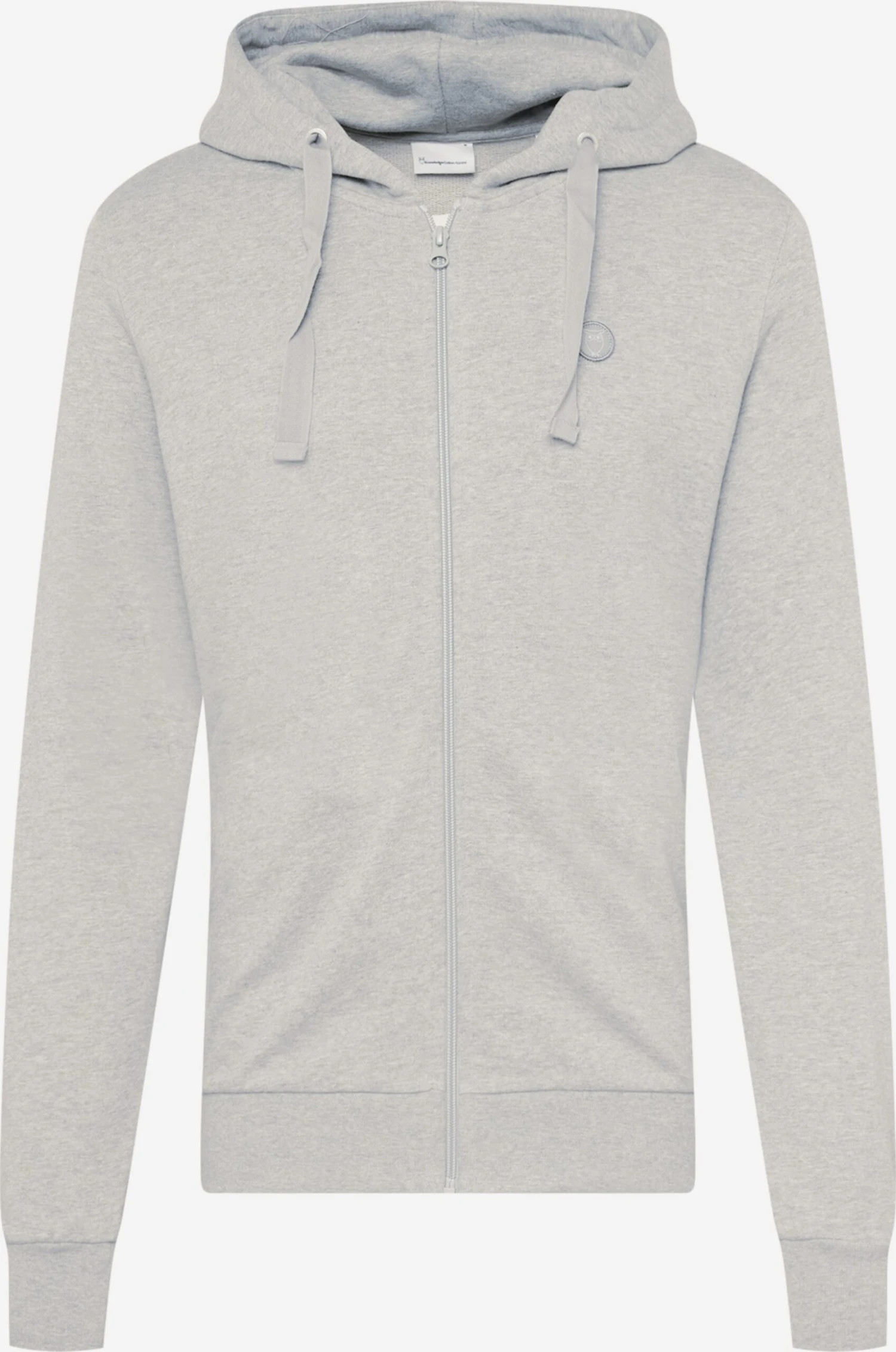 KnowledgeCotton Apparel Sweatvesten Met Capuchon Sweatvest Heren Grijs Gemêleerd 1 KnowledgeCotton Apparel Sweatvesten Met Capuchon Sweatvest Heren Grijs Gemêleerd