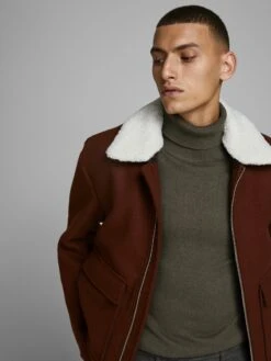 Jack & Jones Coltruien Trui Emil Heren Kaki -Herenkleding f28e369bd84d875a02afdc9fc8ce51a2