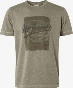 No-Excess T-shirts Shirt Heren Olijfgroen