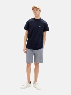 TOM TAILOR Denim Shorts Loosefit Broek Heren Navy -Herenkleding f3865c578349ebe0aa0dfaed48829084