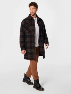 Tussenmantels Tussenjas Heren Mokka -Herenkleding f61abbf0163da4639170e35d827ad589