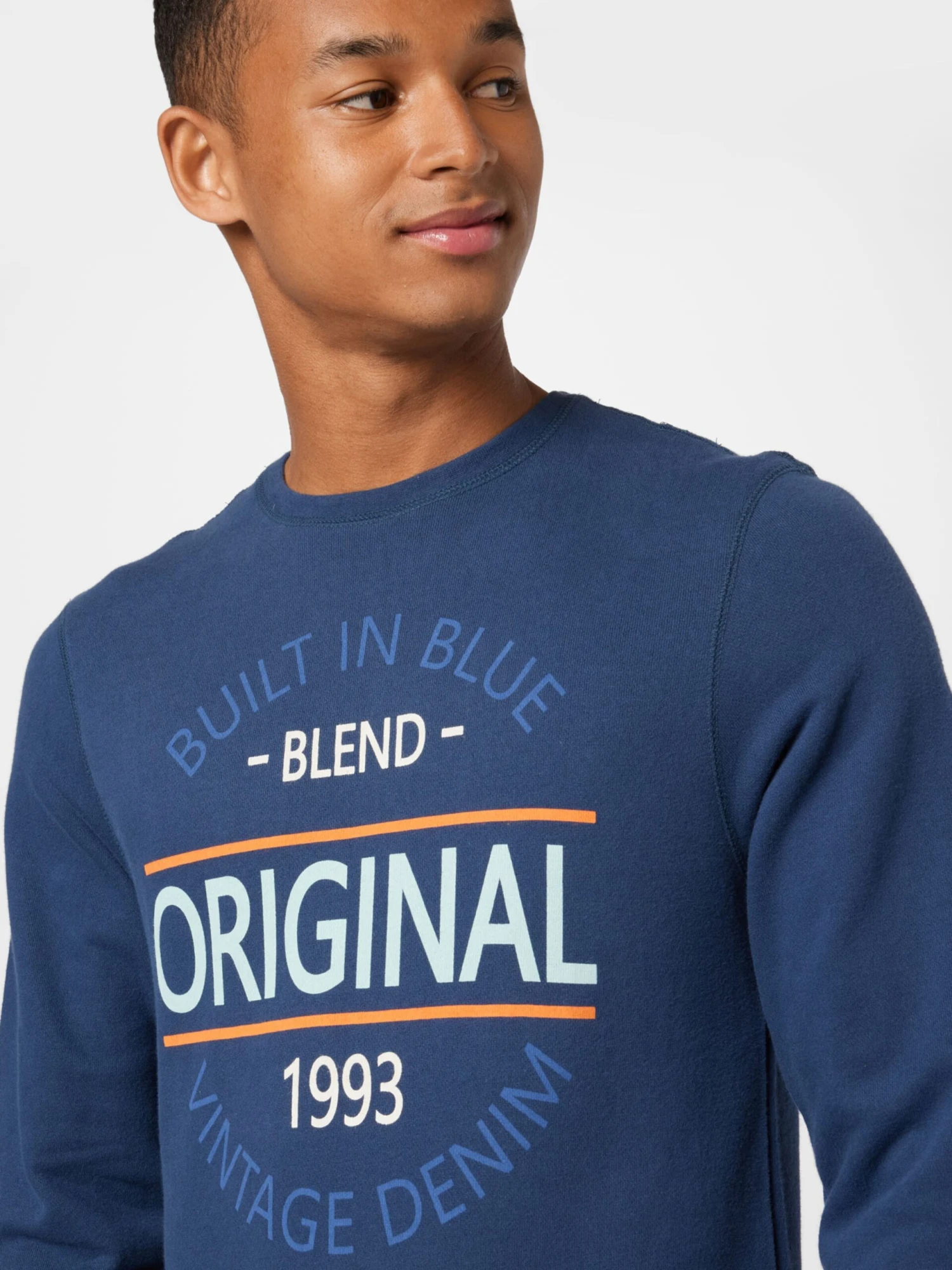 Blend Sweatshirts Sweatshirt Heren Marine 5 Blend Sweatshirts Sweatshirt Heren Marine - Afbeelding 5