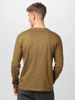 Blend Longsleeves Shirt Heren Olijfgroen -Herenkleding f854b8658cd31de9127e3507235b0c84