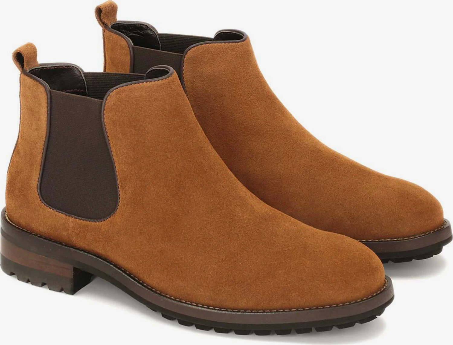 Kazar Enkelboots Chelsea Boots Heren Cognac / Donkerbruin 2 Kazar Enkelboots Chelsea Boots Heren Cognac / Donkerbruin - Afbeelding 2