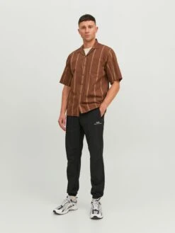 Pantalons Tapered Broek Heren Zwart -Herenkleding fa51b3a4bfdafa3bdc16e4afabad963f