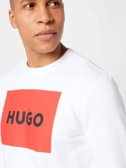 Hugo Sweatshirts Sweatshirt Duragol222 Heren Wit -Herenkleding fa6035b737012b051b71866a9e787a4b