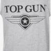 Top Gun Tanktops Shirt Engine Heren Grijs