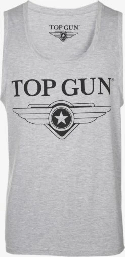 Top Gun Tanktops Shirt Engine Heren Grijs