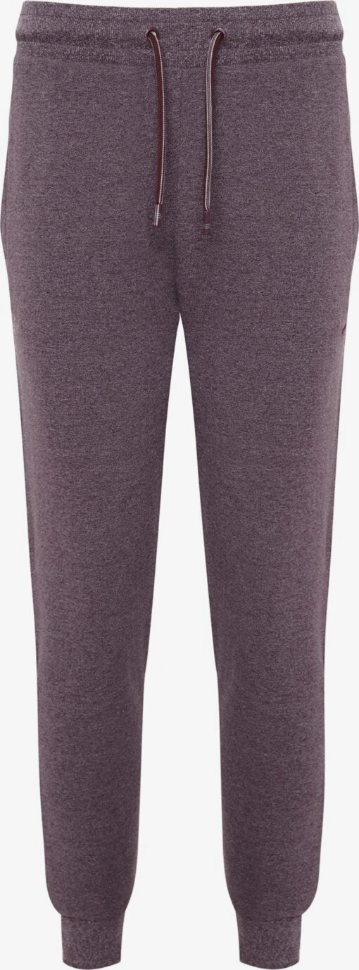 Threadbare Sweatpants Tapered Broek Trifoliate Heren Bourgogne