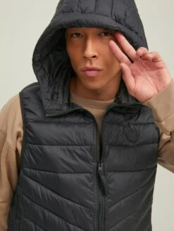 Jack & Jones Bodywarmers Bodywarmer HERO Heren Zwart -Herenkleding fb98e9eb63f8c4347f12264e448d134e