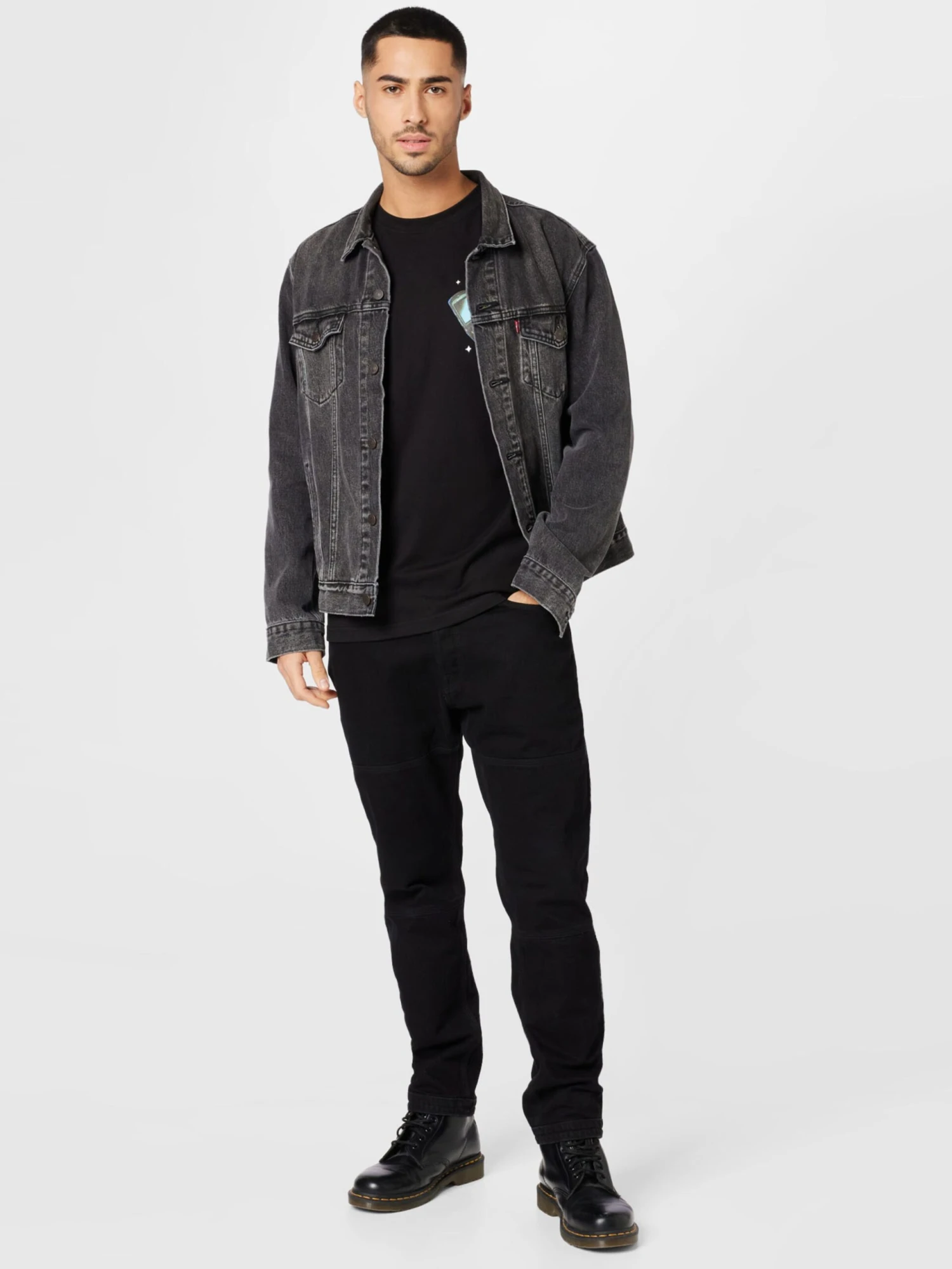 MARKET T-shirts Shirt CALL MY LAWYER ACT NOW Heren Zwart 5 MARKET T-shirts Shirt CALL MY LAWYER ACT NOW Heren Zwart - Afbeelding 5