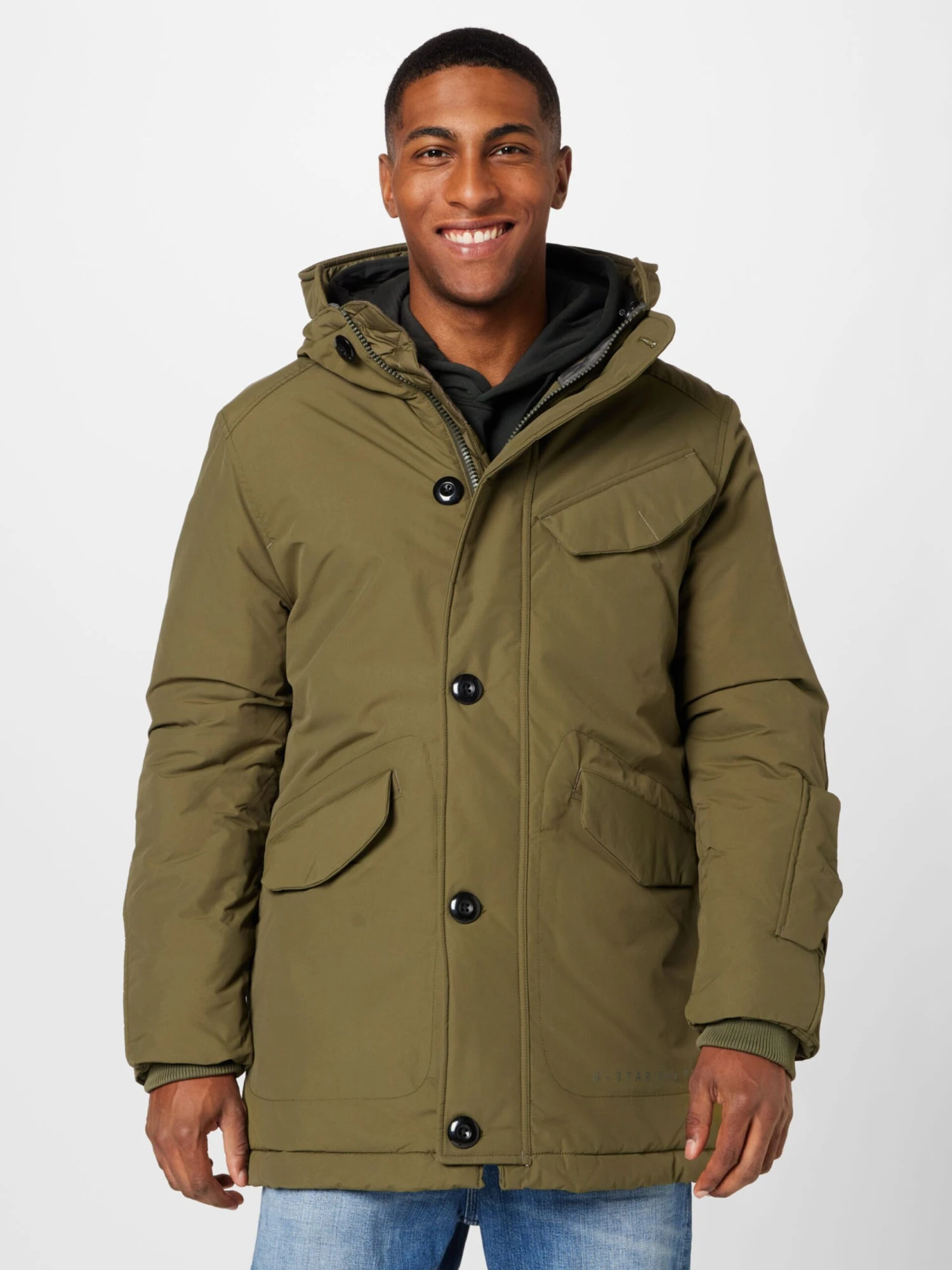 G-Star Raw Parkas Winterparka Vodan Heren Olijfgroen 3 G-Star Raw Parkas Winterparka Vodan Heren Olijfgroen - Afbeelding 3