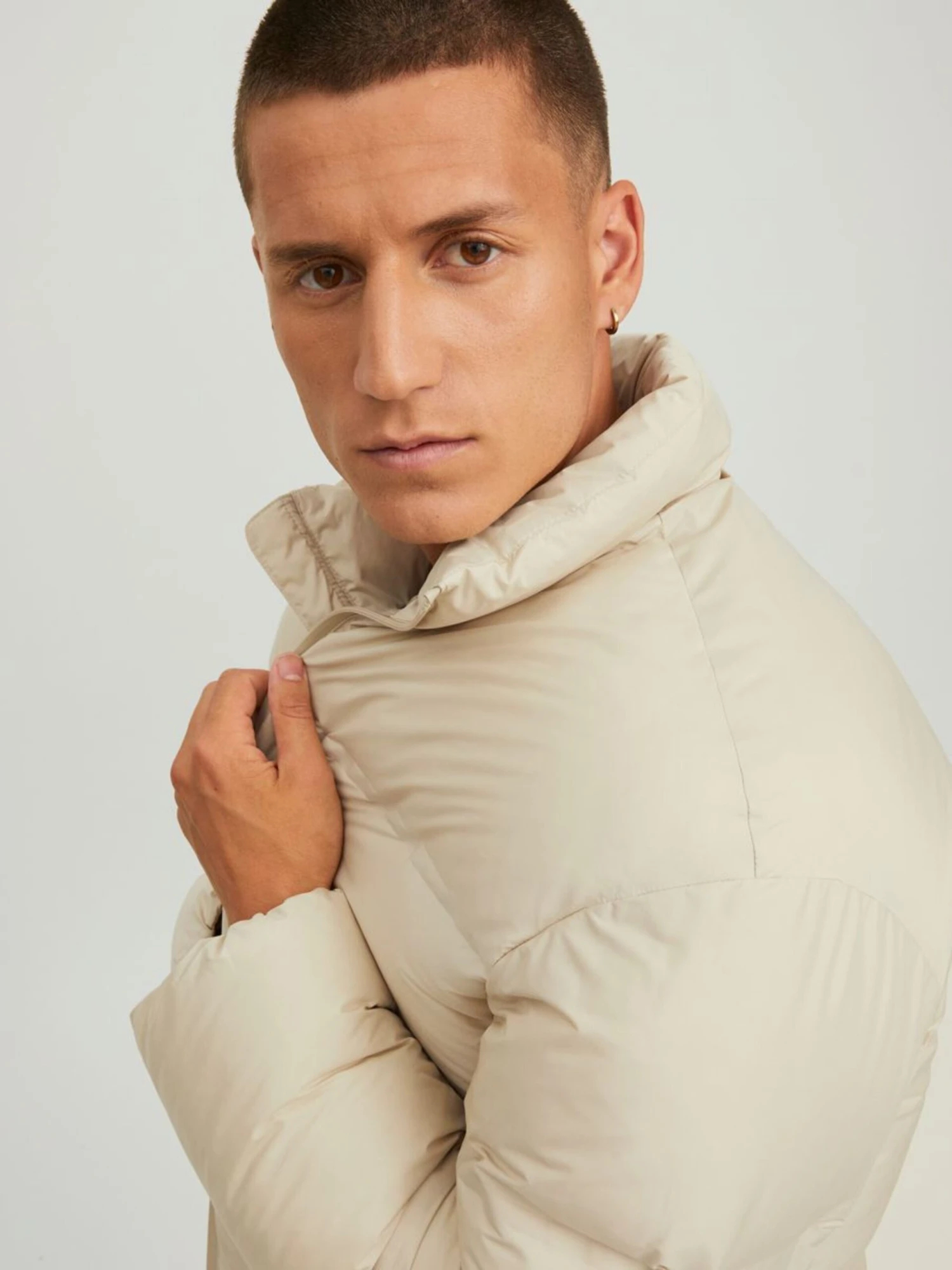 Jack & Jones Winterjassen Winterjas Heren Beige 7 Jack & Jones Winterjassen Winterjas Heren Beige - Afbeelding 7