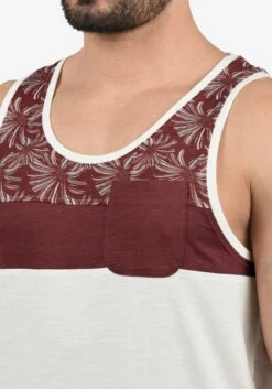 Solid Tanktops Shirt Flo Heren Rood -Herenkleding febb5e2727932a8696e034dd02253414